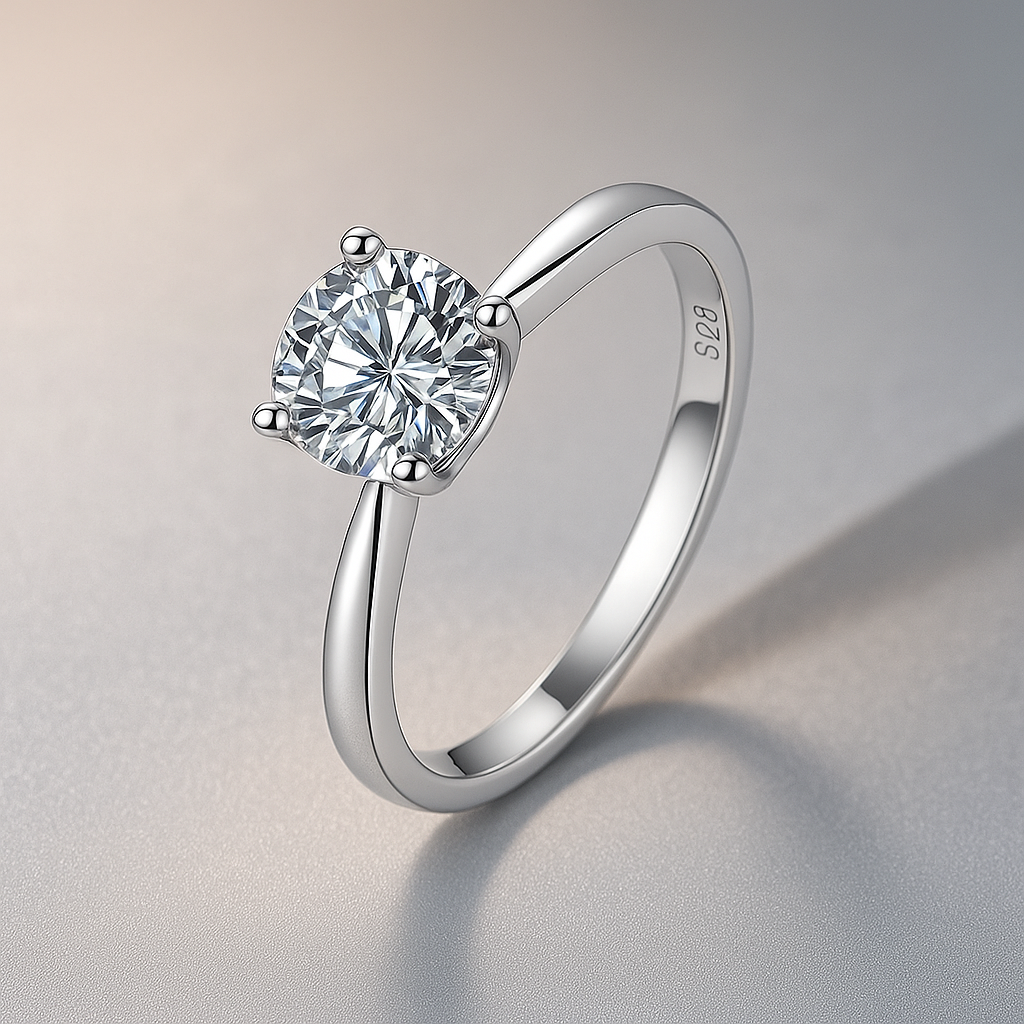 Classic Round Cut Promise Ring