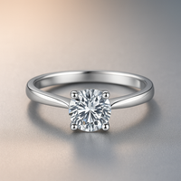 Classic Round Cut Promise Ring