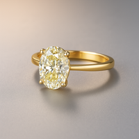 Luxury Oval Cut Promise Ring