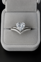 Timeless Heart Cut Promise Ring
